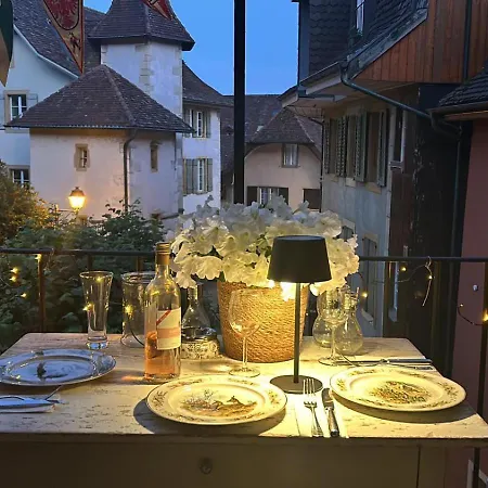Ferienwohnung La Vigne La Neuveville Exterior foto